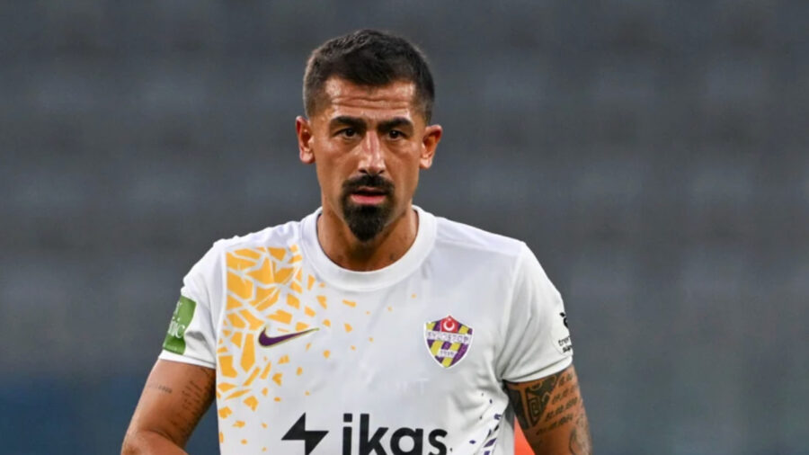 Kerem Demirbay, Galatasaray – Samsunspor maçını tribünde izledi